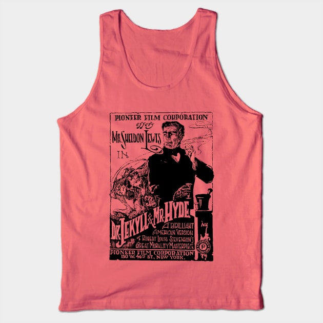 Dr. Jekyll and Mr. Hyde  (1920) Haydon Film Poster Tank Top by J. Rufus T-Shirtery